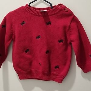 Airplane sweater 6 to 12 month